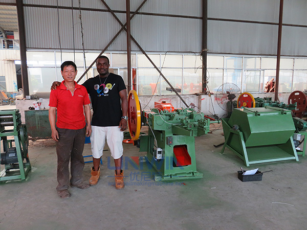 machine de fabrication d'ongles au Nigeria