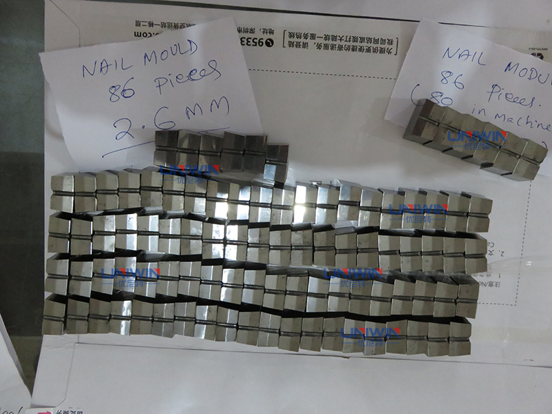 nail moulds for enkotec nail making machine