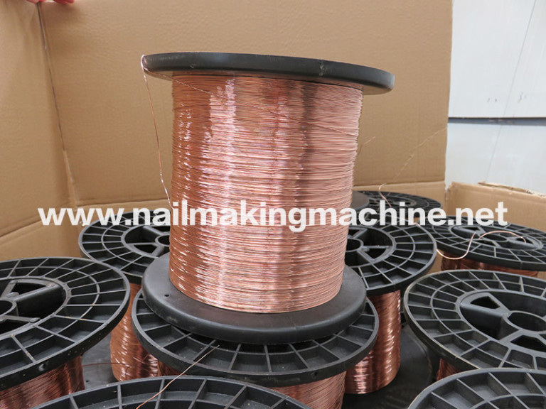 Copper coated coil nail welding wire Uniwin Machines